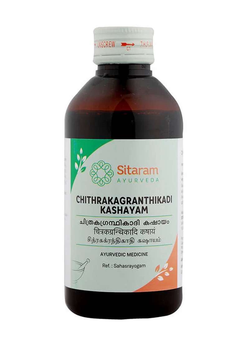 Sitaram Ayurveda Chithrakagranthikadi Kashayam 200 Ml - Indya