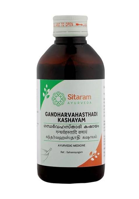 Sitaram Ayurveda Gandharvahastadi Kashayam 200 Ml
