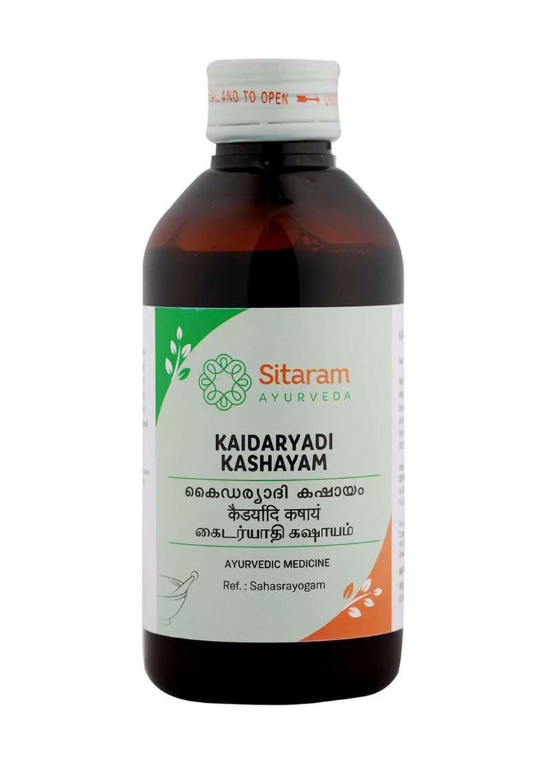 Sitaram Ayurveda Kaidaryadi Kashayam 200 Ml - Indya