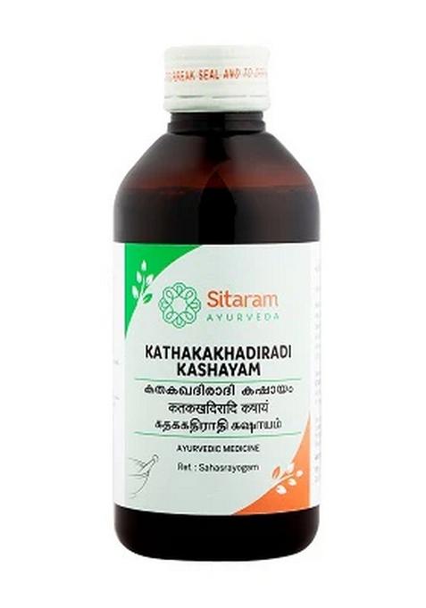 Sitaram Ayurveda Katakakhadiradi Kashayam 200 Ml