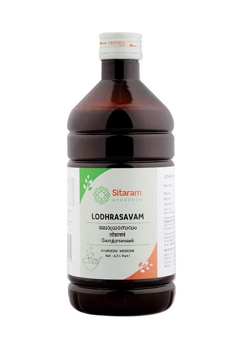 Sitaram Ayurveda Lodhrasavam 450 Ml - Indya