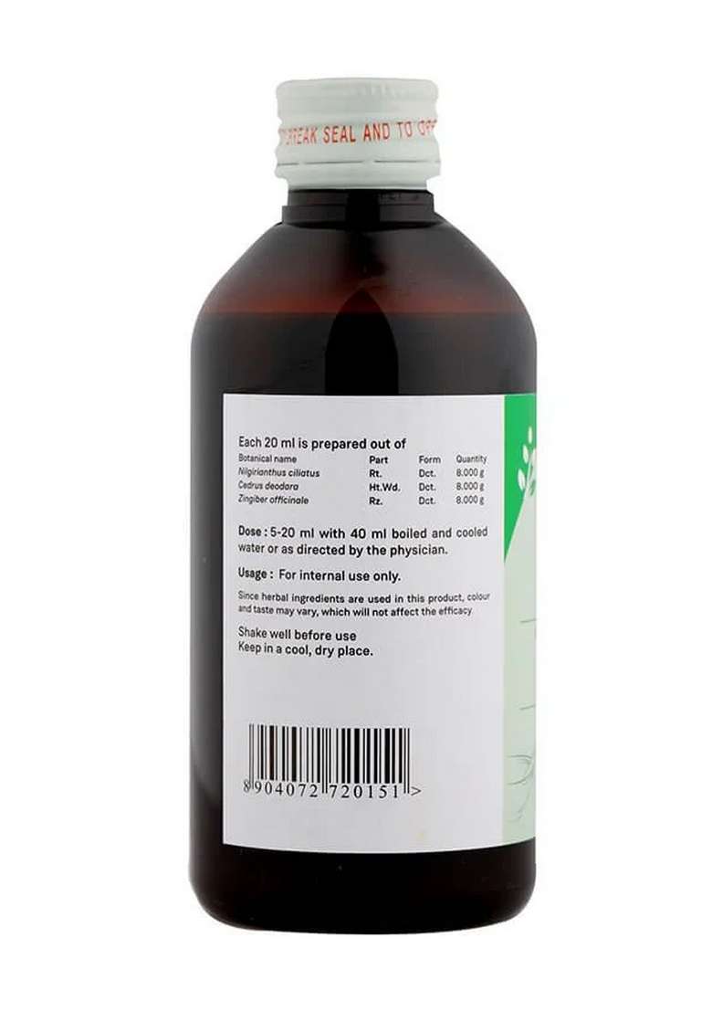 Sitaram Ayurveda Sahacharadi Kashaya 200 Ml - Indya