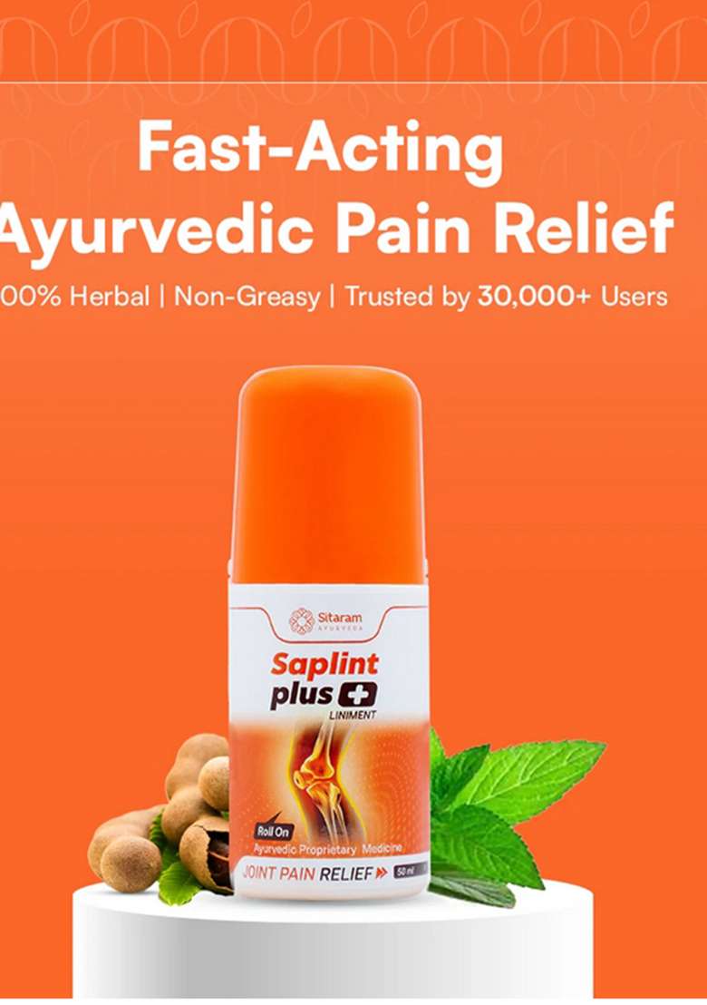 Sitaram Ayurveda Saplint Plus Roll On 50 Ml - Indya