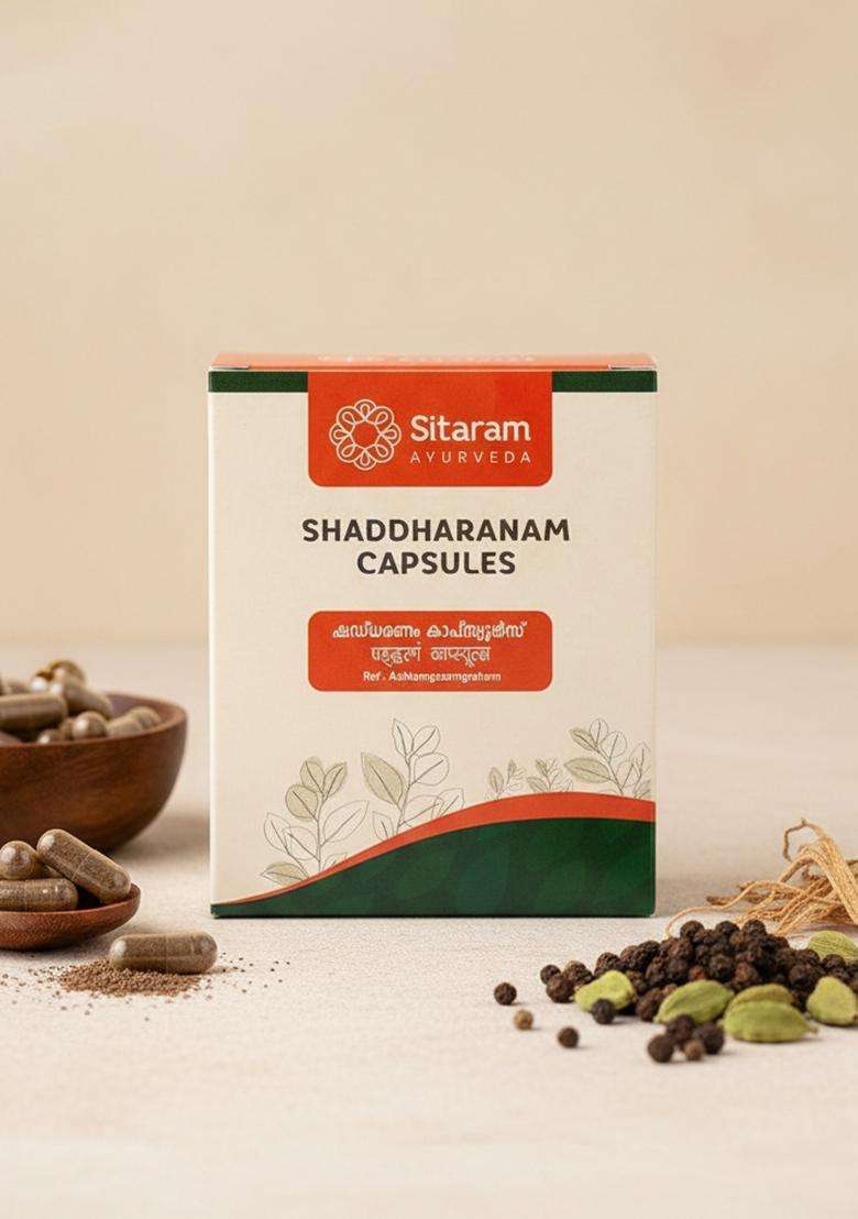Sitaram Ayurveda Shaddaranam Capsules 50 Nos - Indya