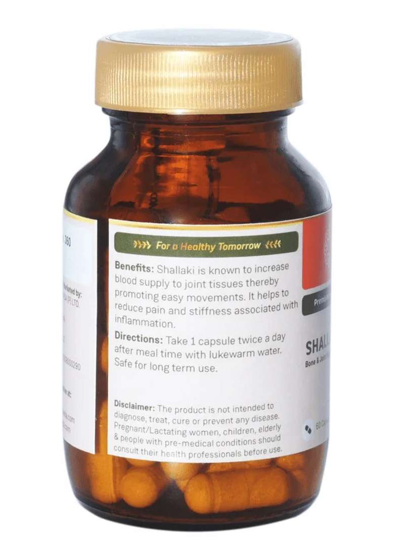 Sitaram Ayurveda Shallaki | 60 Capsules - Indya