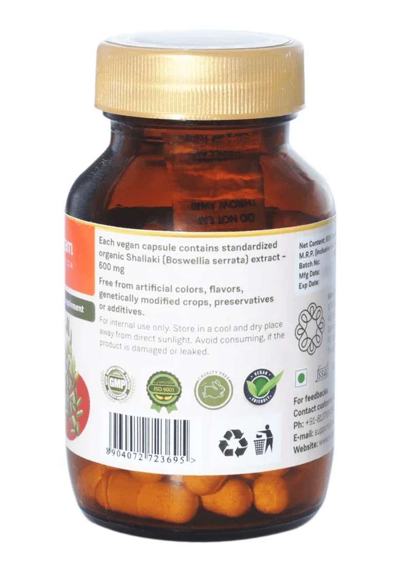 Sitaram Ayurveda Shallaki | 60 Capsules - Indya
