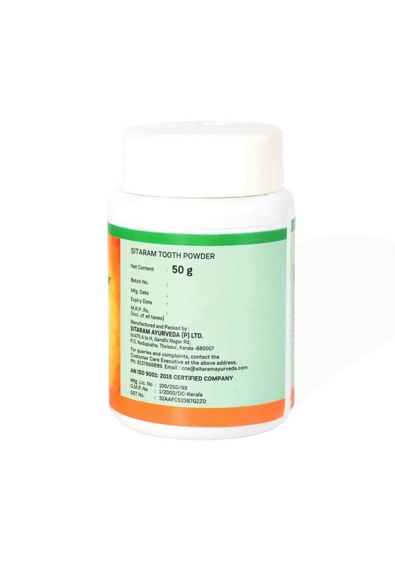 Sitaram Ayurveda Sitaram Tooth Powder 50 Gm