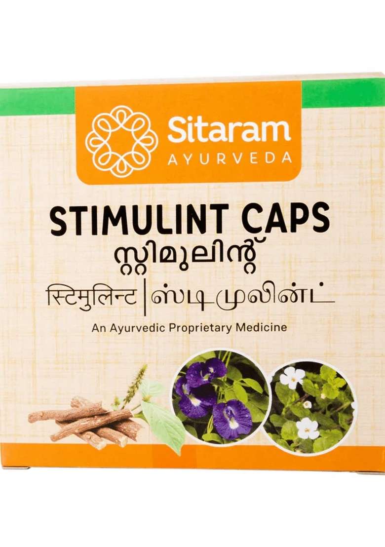 Sitaram Ayurveda Stimulint Caps 100 Nos - Indya