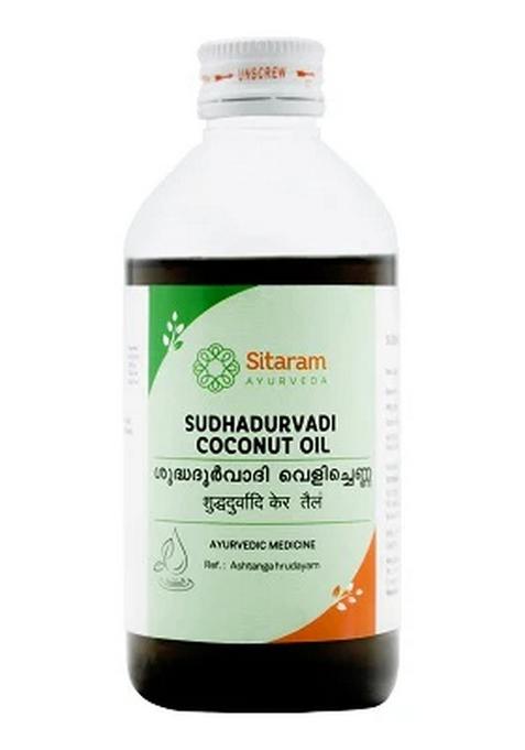 Sitaram Ayurveda Sudha Durvadi Coconut Oil 200 Ml