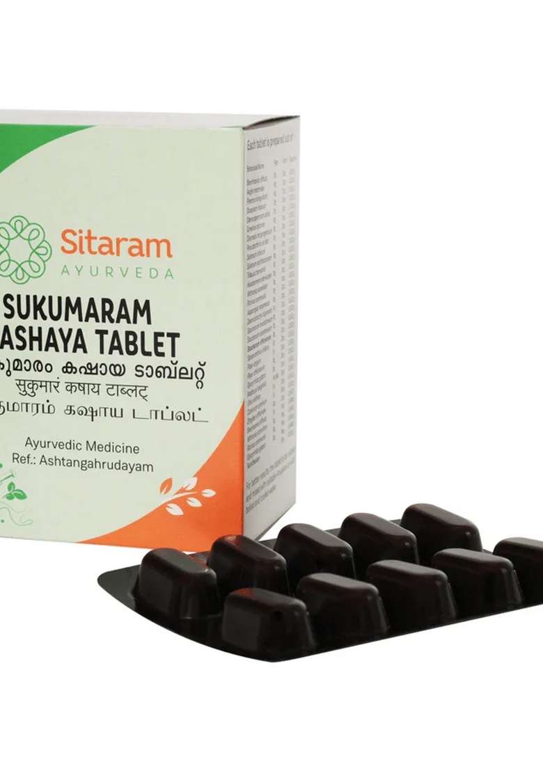 Sitaram Ayurveda Sukumaram Kashayam Tablet 50 Nos - Indya