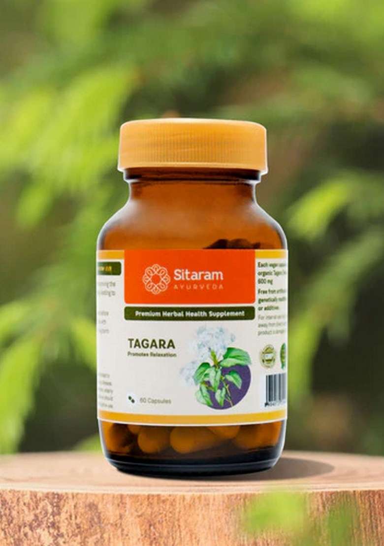 Sitaram Ayurveda Tagara Capsules | 60 Nos - Indya