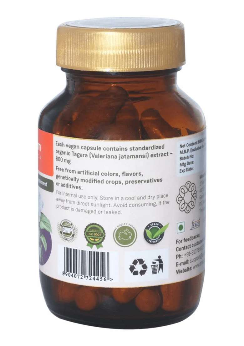 Sitaram Ayurveda Tagara Capsules | 60 Nos - Indya