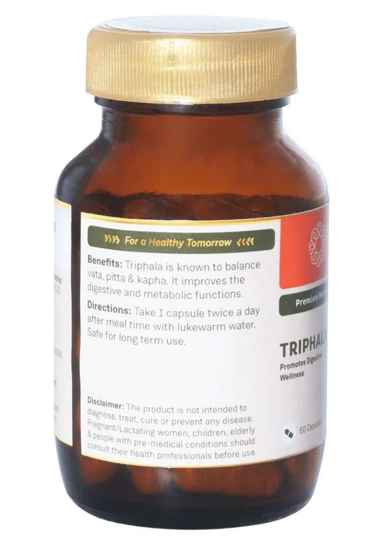 Sitaram Ayurveda Triphala | 60 Capsules - Indya