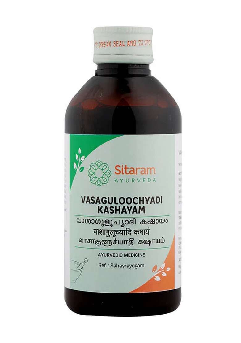 Sitaram Ayurveda Vasaguloochyadi Kashayam 200 Ml - Indya