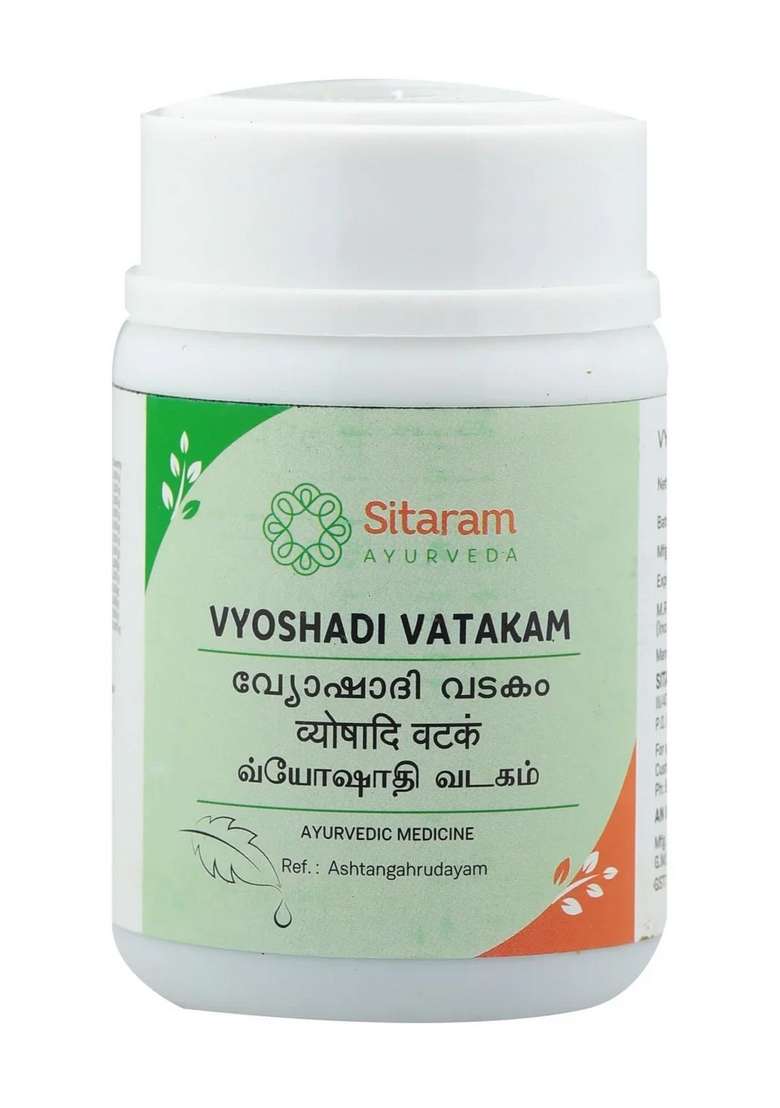Sitaram Ayurveda Vyoshadi Vatakam 50 Gm - Indya