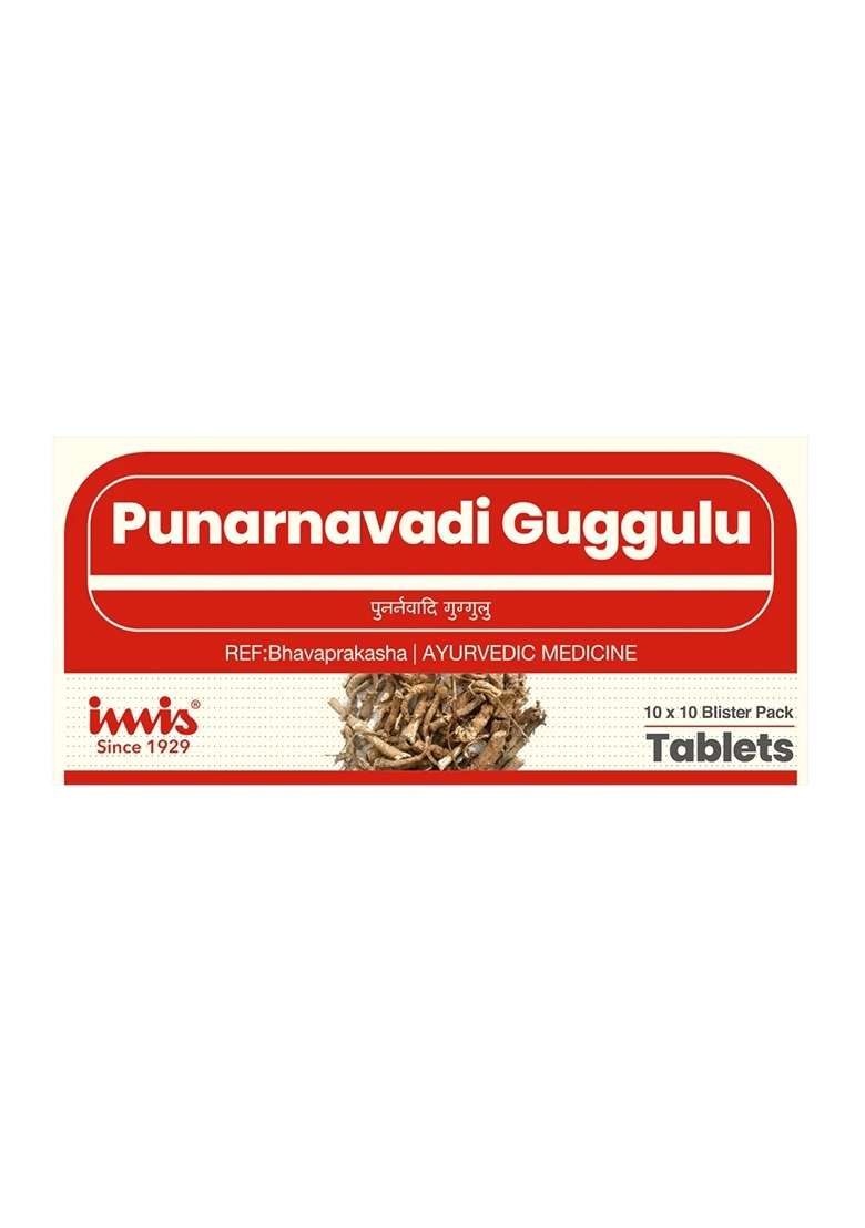 Imis Ayurveda Punarnavadi Guggulu Tablets - Indya