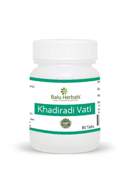 Balu Herbals - Khadiradi Vati 80T