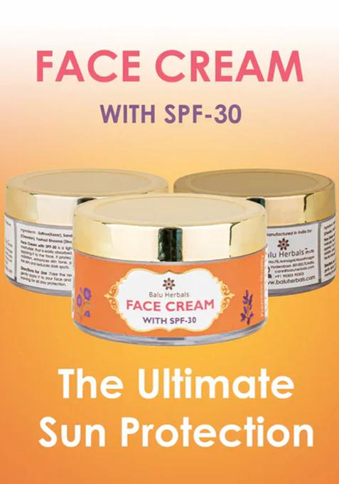 Balu Herbals Face Cream With Spf-30