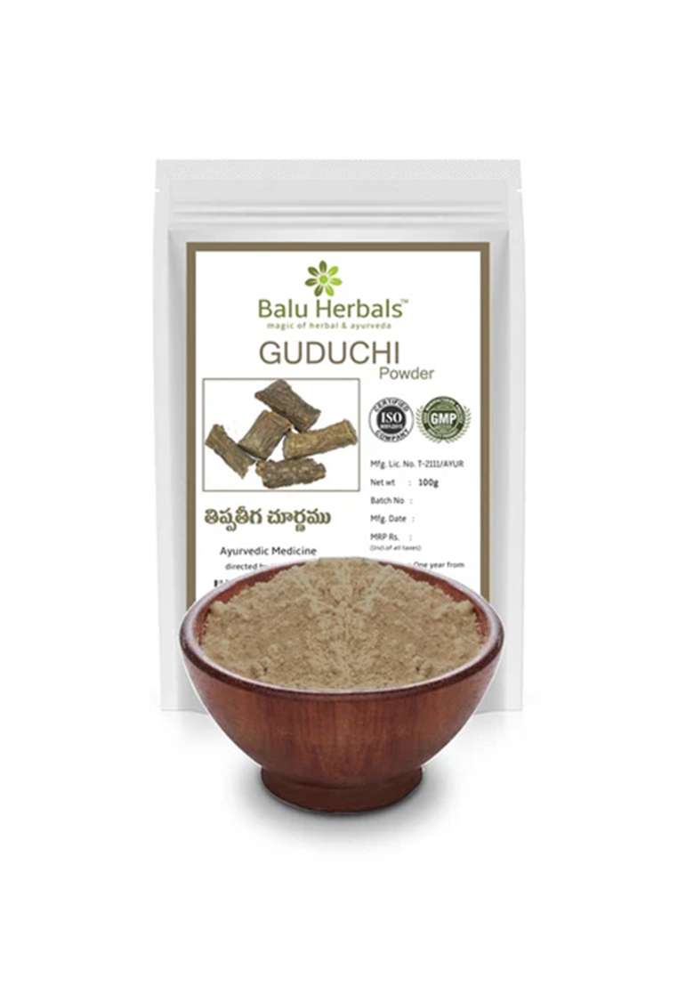 Balu Herbals Guduchi/Giloy/Tippateega Powder - Indya
