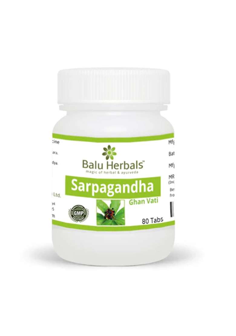 Balu Herbals - Sarpagandha Ghan Vati - Indya