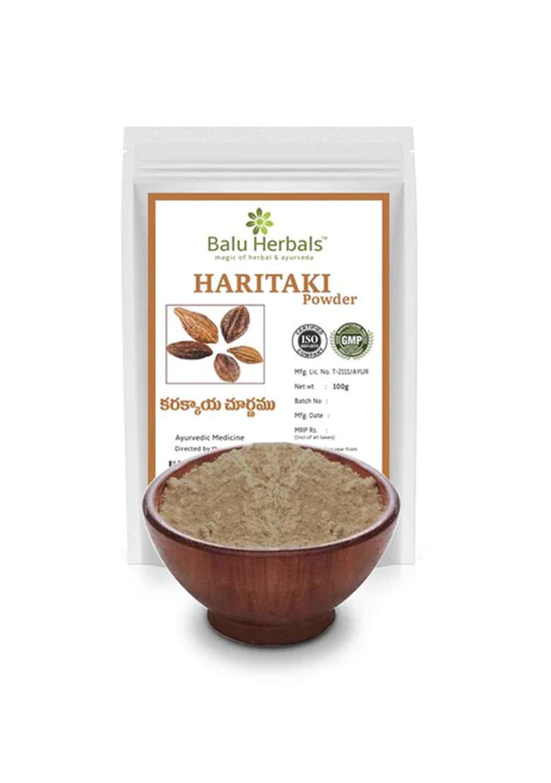 Balu Herbals Inknut/Harad/Karakkaya/Haritaki Powder - Indya