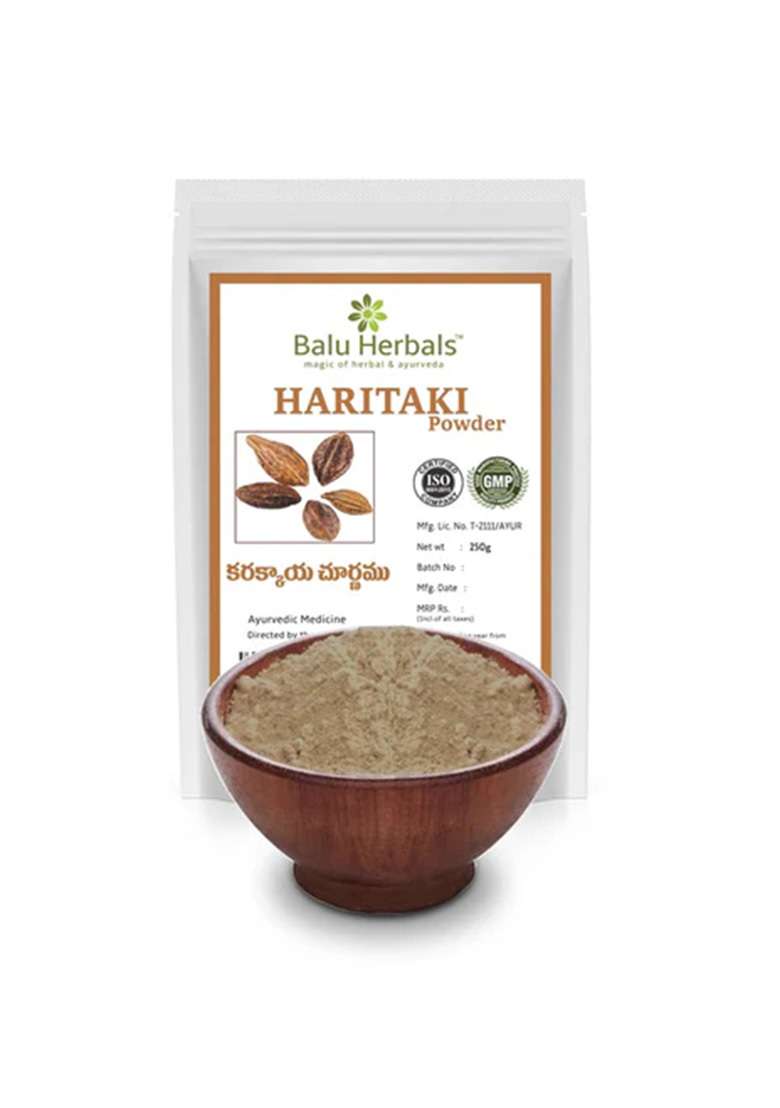 Balu Herbals Inknut/Harad/Karakkaya/Haritaki Powder - Indya