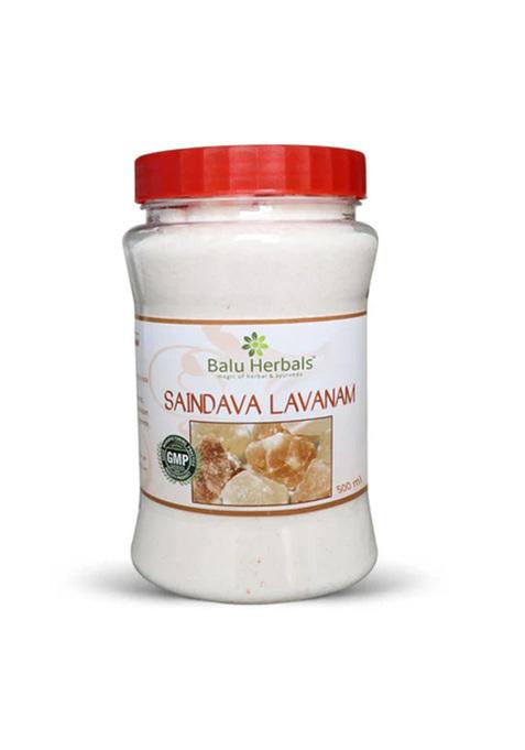 Balu Herbals - Pink Rock Salt (Saindava Lavanam) Powder