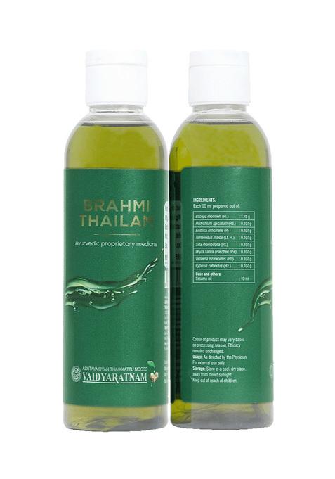 Vaidyaratnamstore Brahmi Thailam 200 Ml