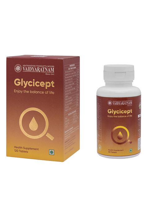 Vaidyaratnamstore Glycicept Tablet 120 Nos