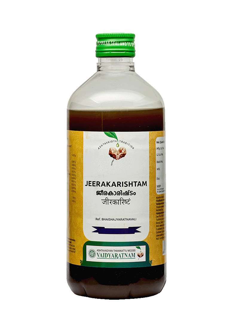 Vaidyaratnamstore Jeerakarishtam 450 Ml - Indya