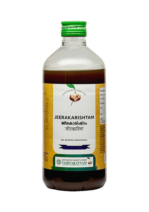 Vaidyaratnamstore Jeerakarishtam 450 Ml