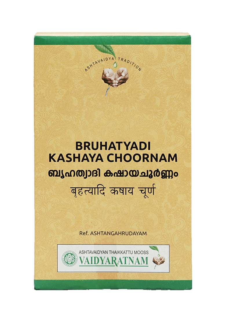 Vaidyaratnamstore Brihatyadi Kashaya Choornam 100 Gm - Indya