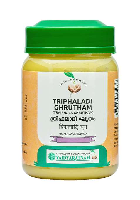 Vaidyaratnamstore Triphaladi Ghrutham(Traiphala Ghrutham) 150 Gm