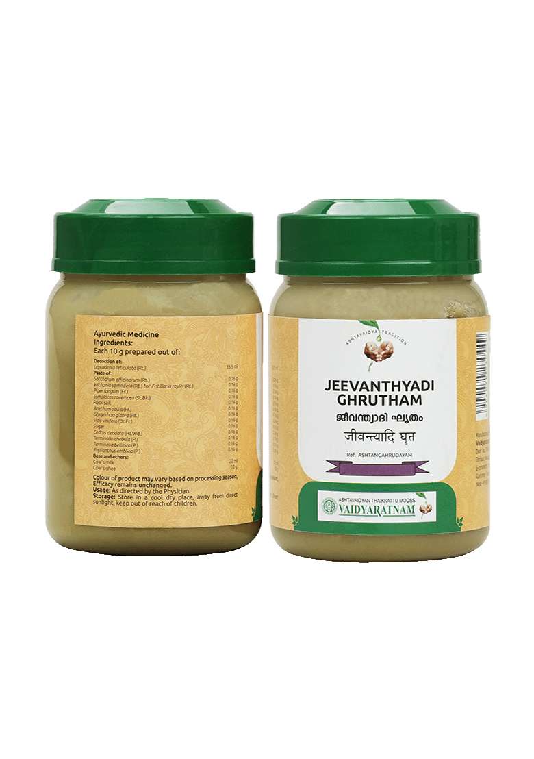 Vaidyaratnamstore Jeevanthyadi Ghrutham 150 Gm - Indya