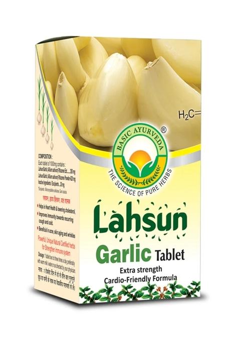 Basic Ayurveda Lahsun (Garlic) Tablet (40 Tablet) 