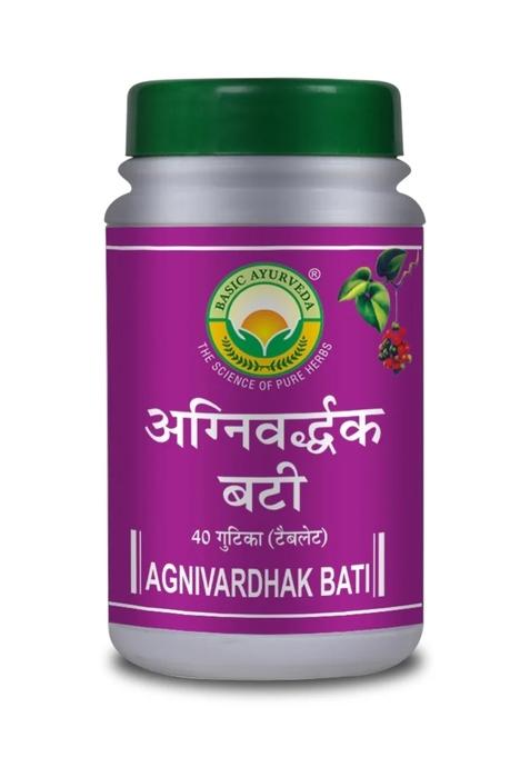 Basic Ayurveda Agnivardhak Bati 40 Tablet 