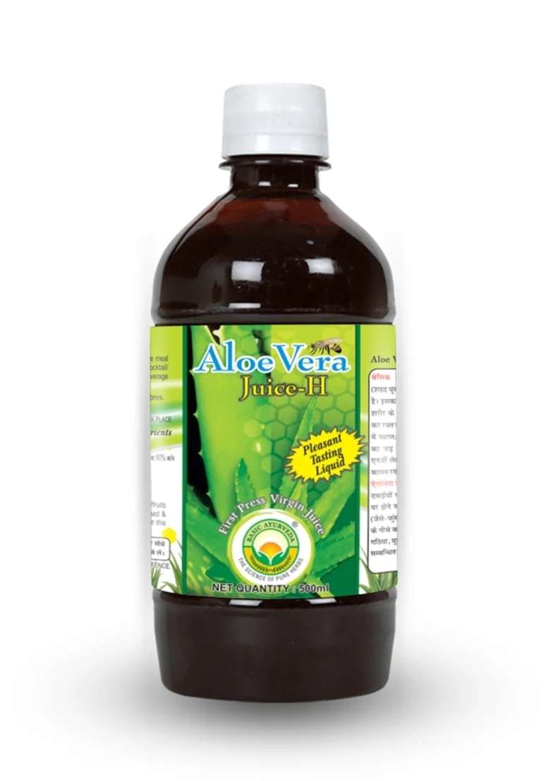 Basic Ayurveda Aloe Vera Juice (With Honey)  - Indya