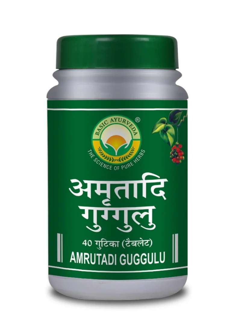 Basic Ayurveda Amrutadi Guggulu 40 Tablet  - Indya
