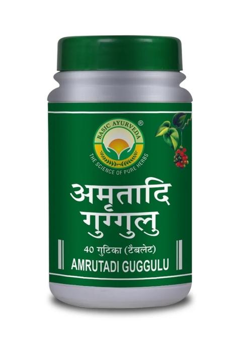 Basic Ayurveda Amrutadi Guggulu 40 Tablet 
