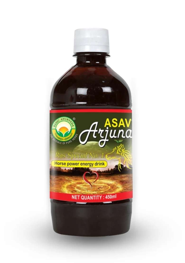 Basic Ayurveda Asav Arjuna Ras Special No.1 Energy Drink 450ml - Indya