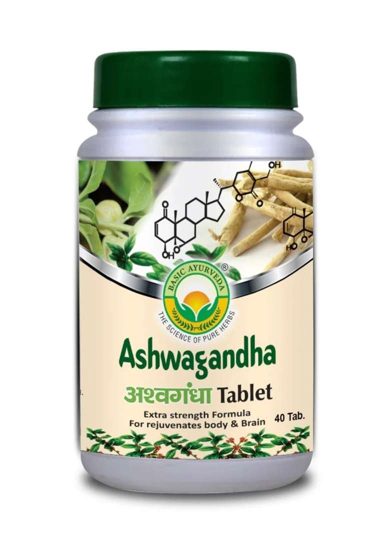 Basic Ayurveda Ashwagandha 40 Tablet - Indya