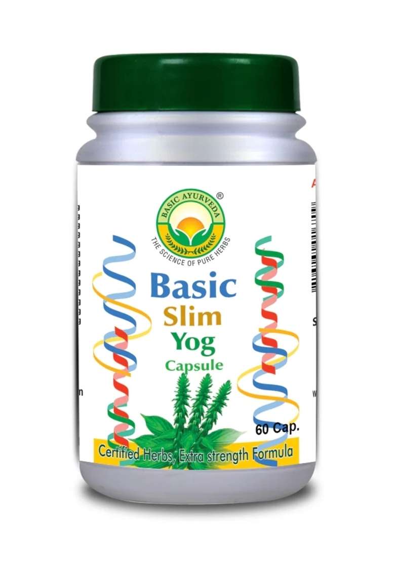 Basic Ayurveda Basic Slim Yog Capsule (60 Capsules)  - Indya