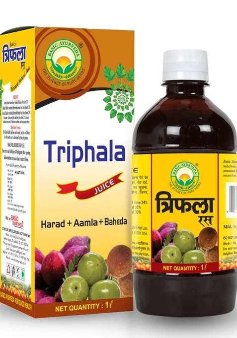 Basic Ayurveda Basic's Triphala Ras | Ayurvedic Juice Good For Health 
