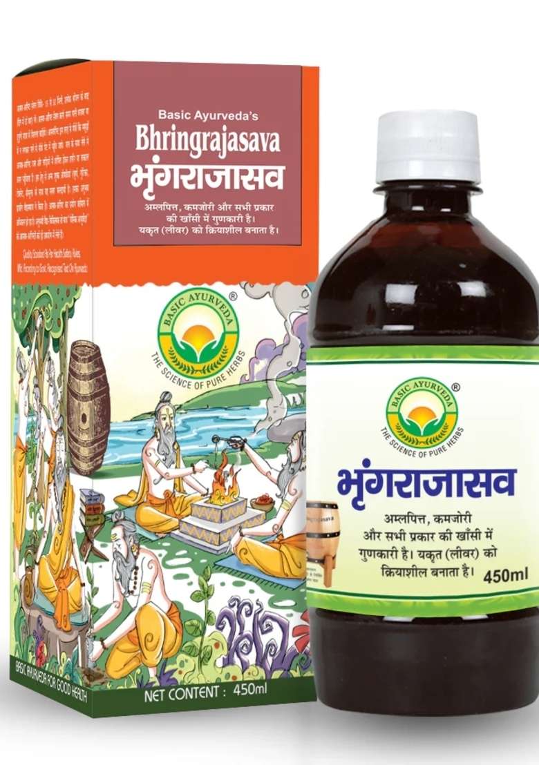Basic Ayurveda Bhringrajasava 450Ml - Indya