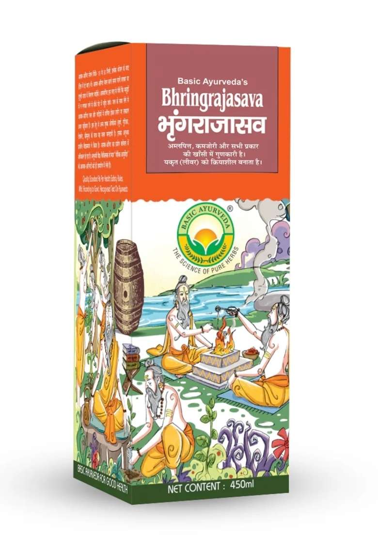 Basic Ayurveda Bhringrajasava 450Ml - Indya