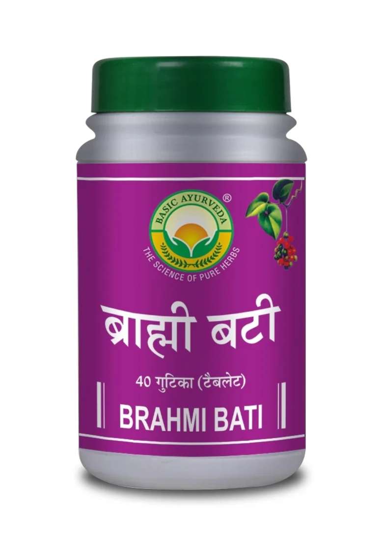 Basic Ayurveda Brahmi Bati 40 Tablet - Indya
