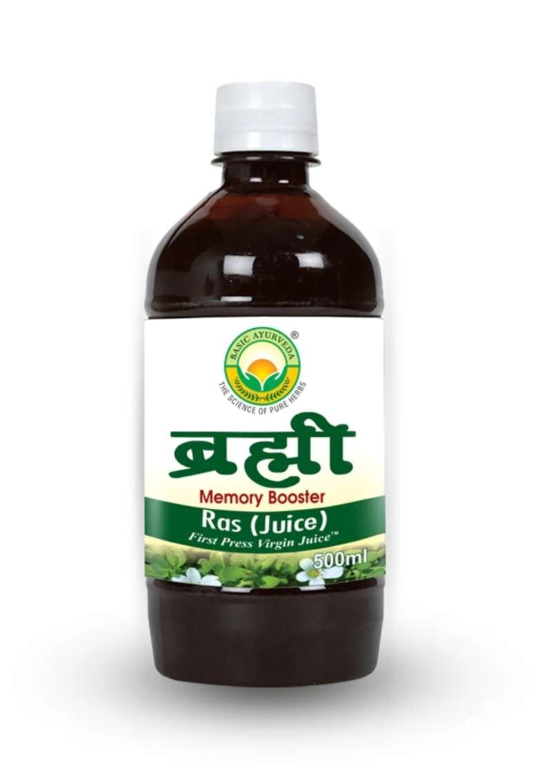 Basic Ayurveda Brahmi Ras (Juice) Memory Booster  - Indya