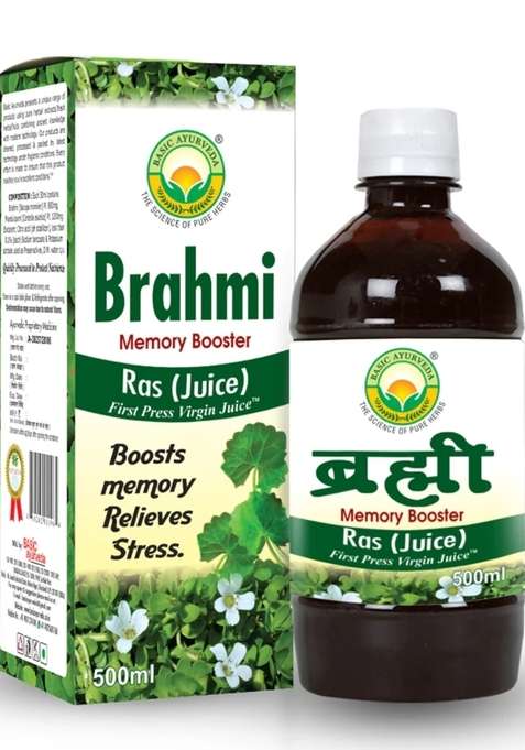 Basic Ayurveda Brahmi Ras (Juice) Memory Booster 