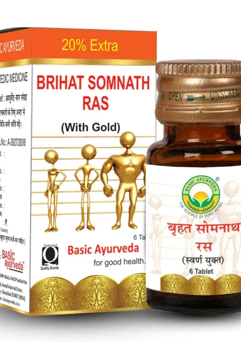 Basic Ayurveda Brihat Somnath Ras - Indya