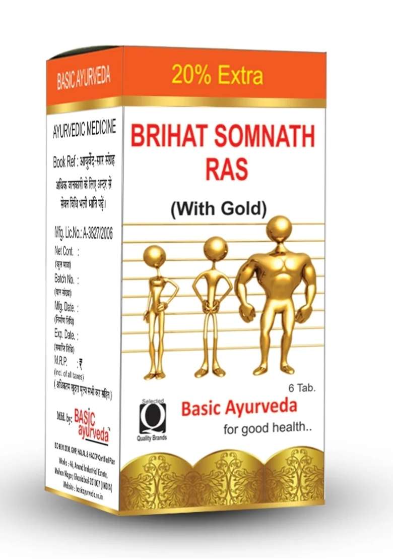 Basic Ayurveda Brihat Somnath Ras - Indya